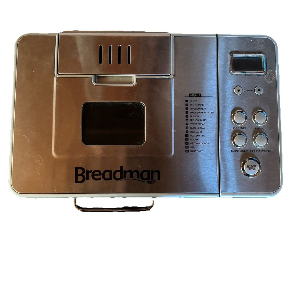 Breadman BK1060S Professional Bread Maker - Used  - Stainless Steel - 2lb